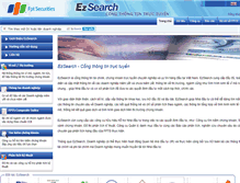 Tablet Screenshot of ezsearch.fpts.com.vn